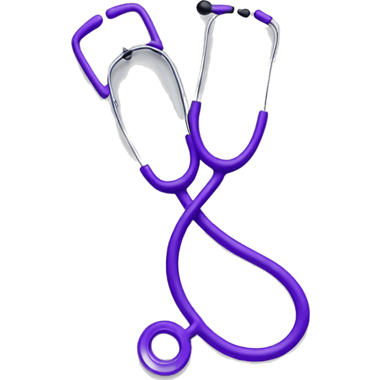 purple stethoscope emoji