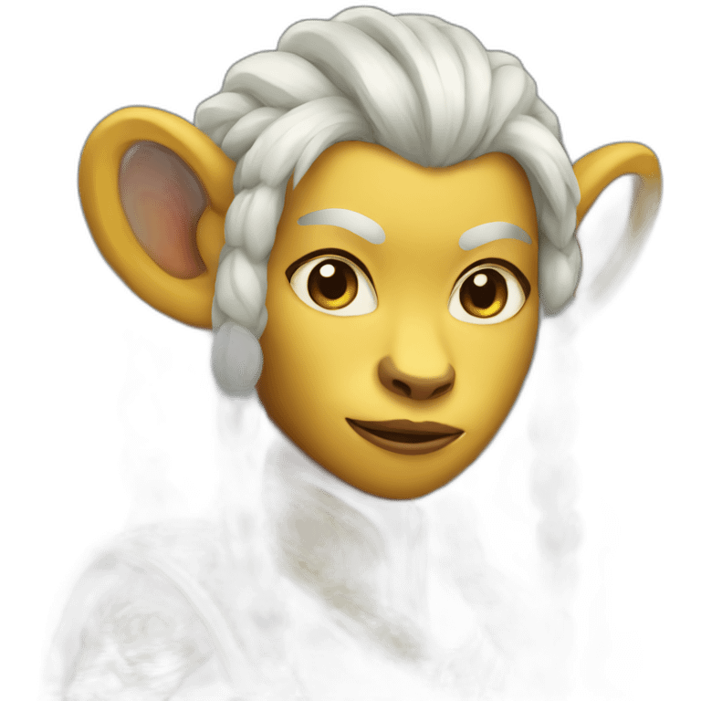 female MONKEY KING emoji