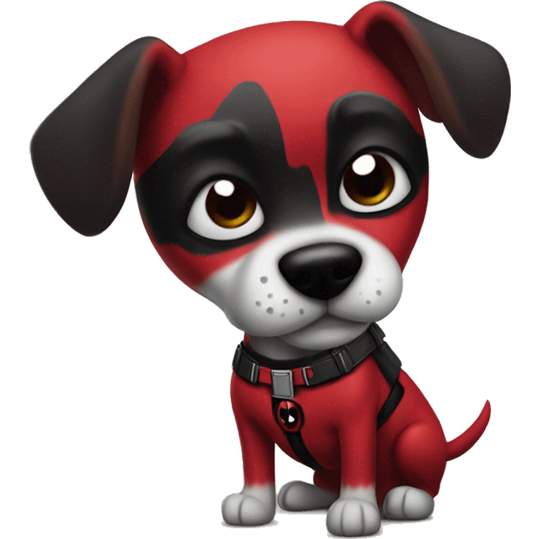 Deadpool dog emoji