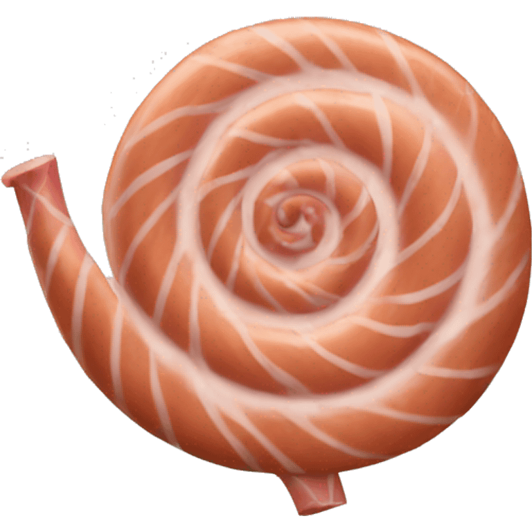 spiral ham emoji