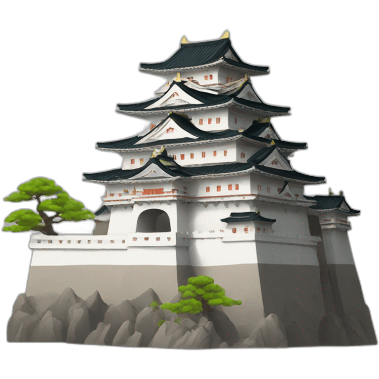 Japanese castle emoji