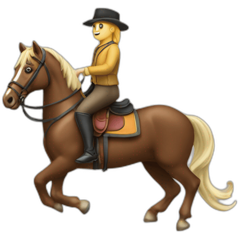 Cheval sur dromadaire  emoji