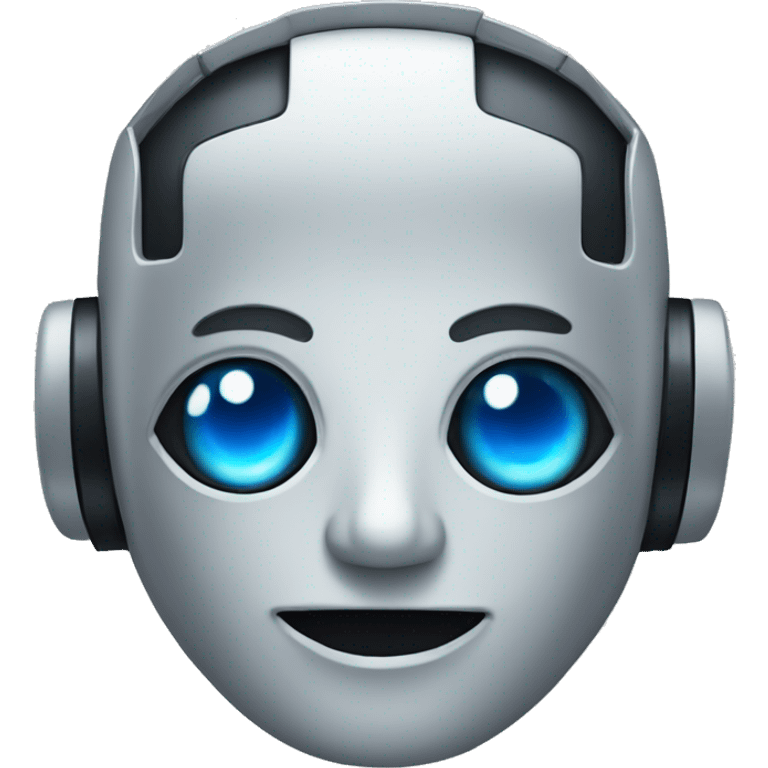 a robot face emoji