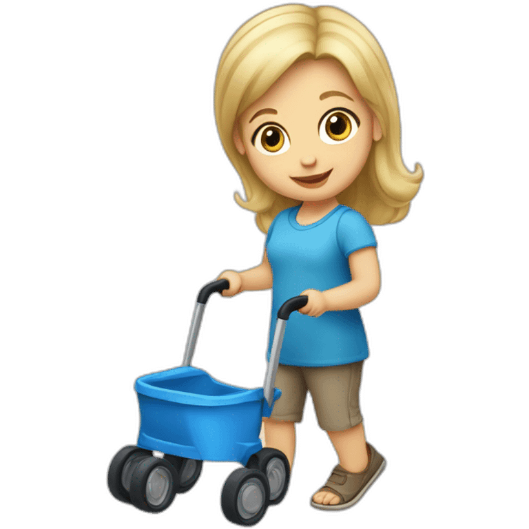 Caucasian-blonde-Girl-todler-with-a-blue-walker emoji