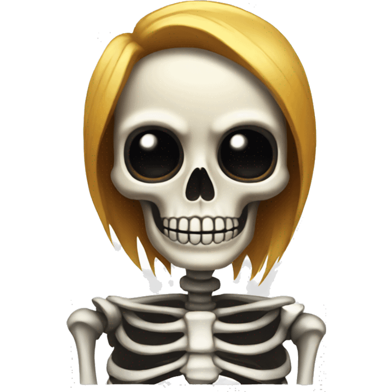 Sassy skeleton  emoji