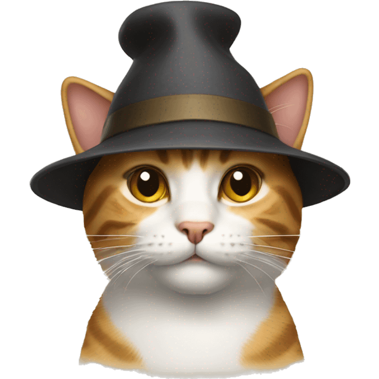 Cat with hat emoji