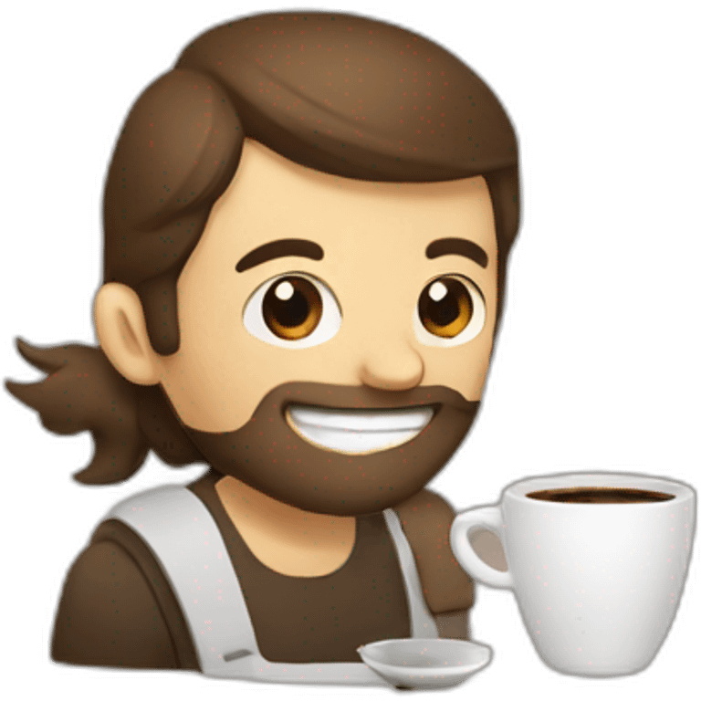 making coffee emoji