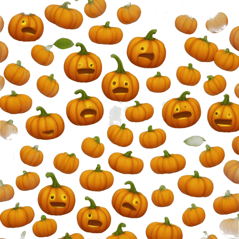 orange pumpkin emoji