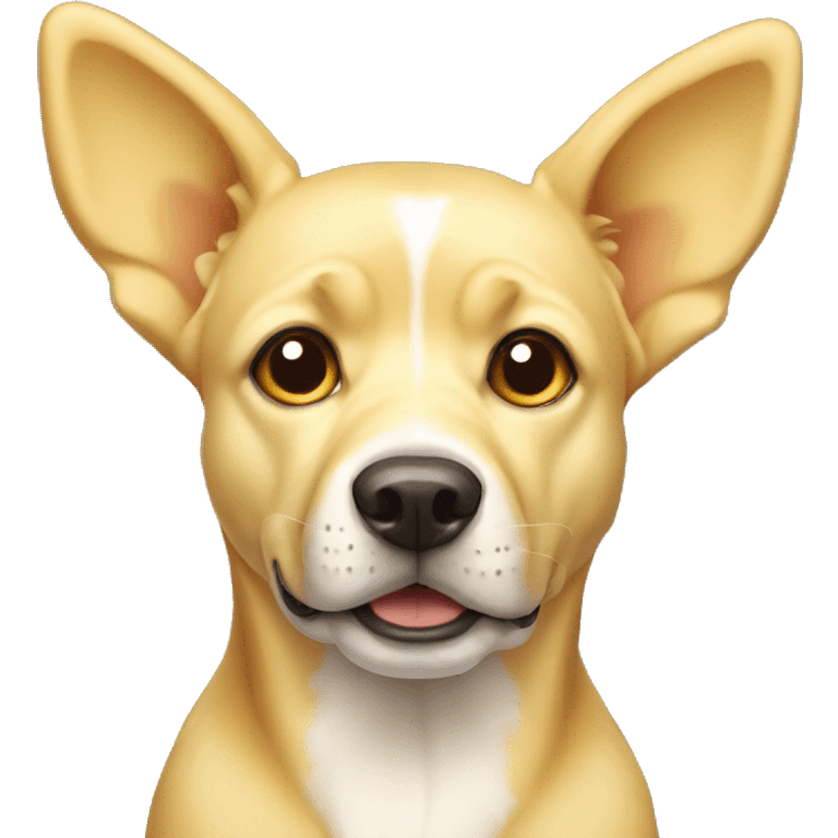 Light yellow dog with large ears  emoji