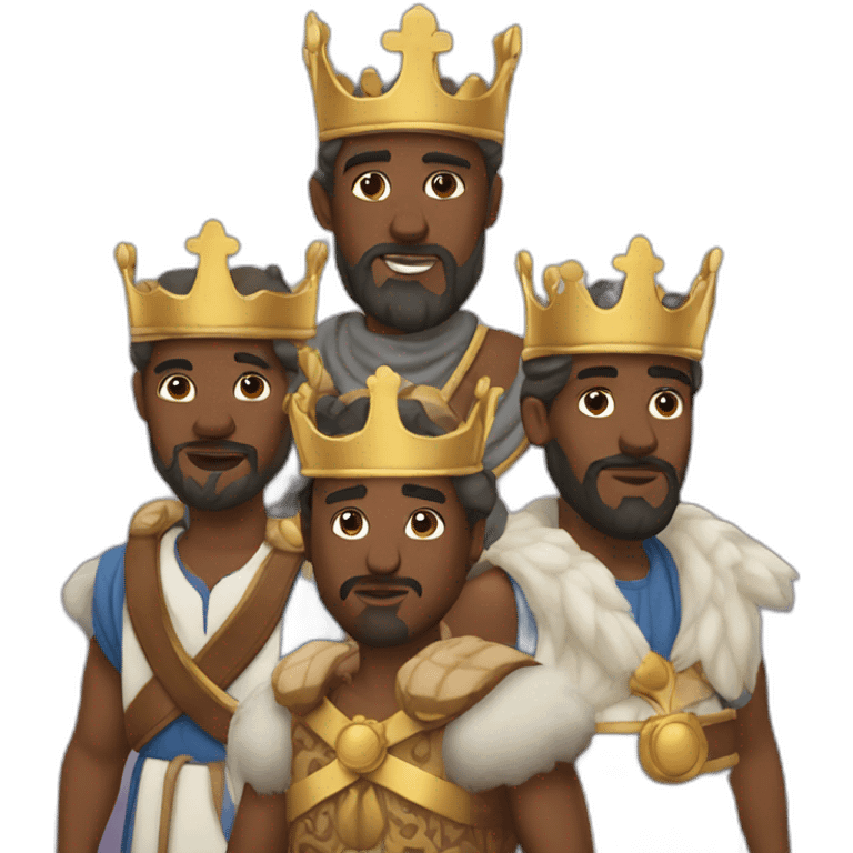 the three kings emoji