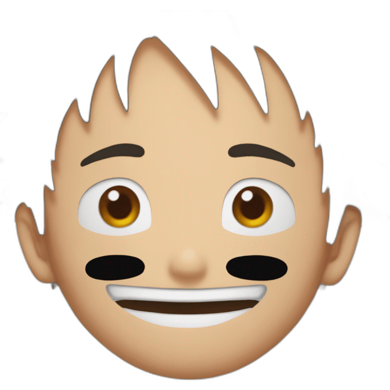 Luffy boit une cannette de coca emoji