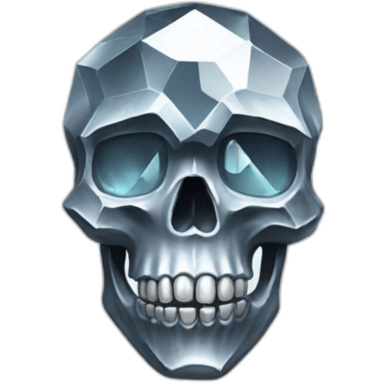 Diamond skull emoji