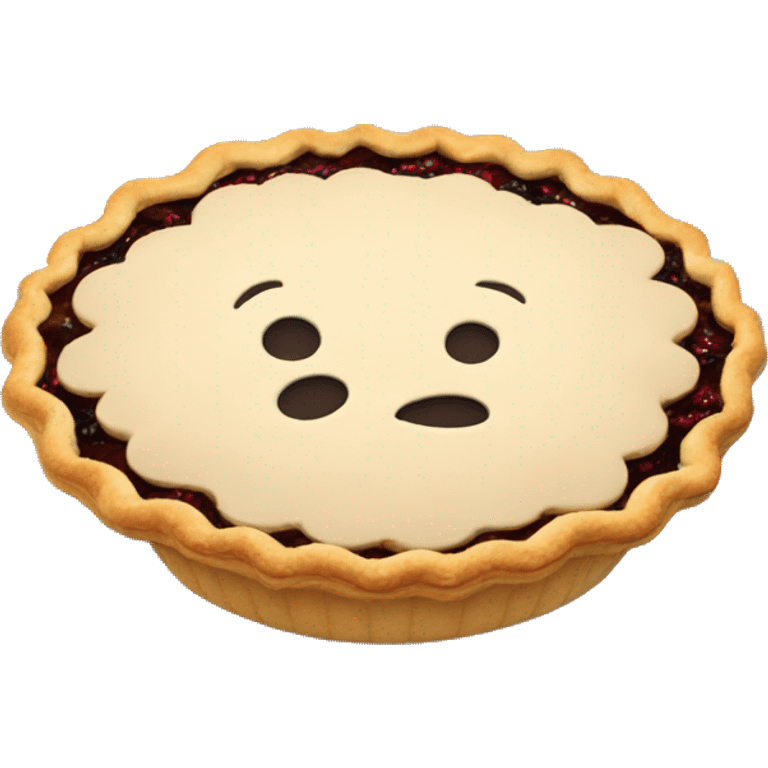 New Year's Pie emoji