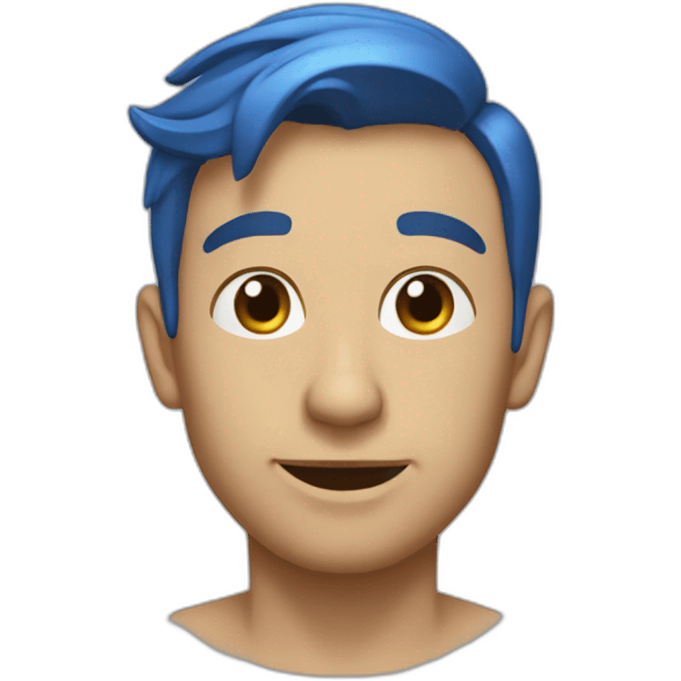 Il est tout bleu emoji