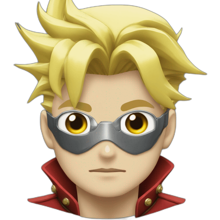 Vash the Stampede (TriGun ‘98) (Portrait, front facing, Apple iOS 17 style) emoji