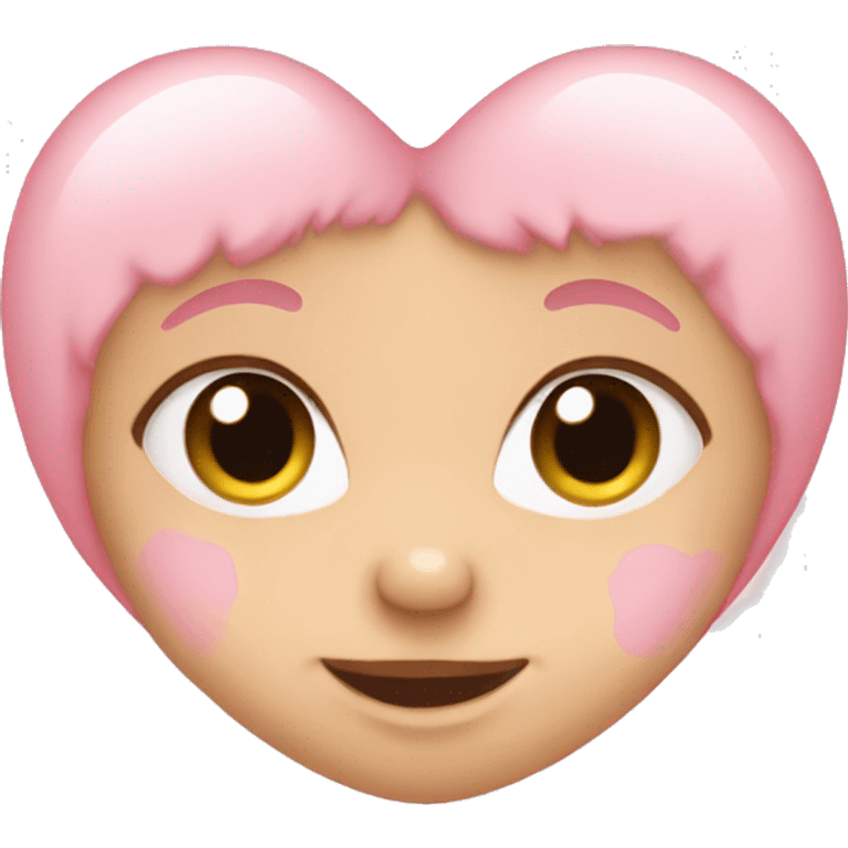 Baby pink heart  emoji