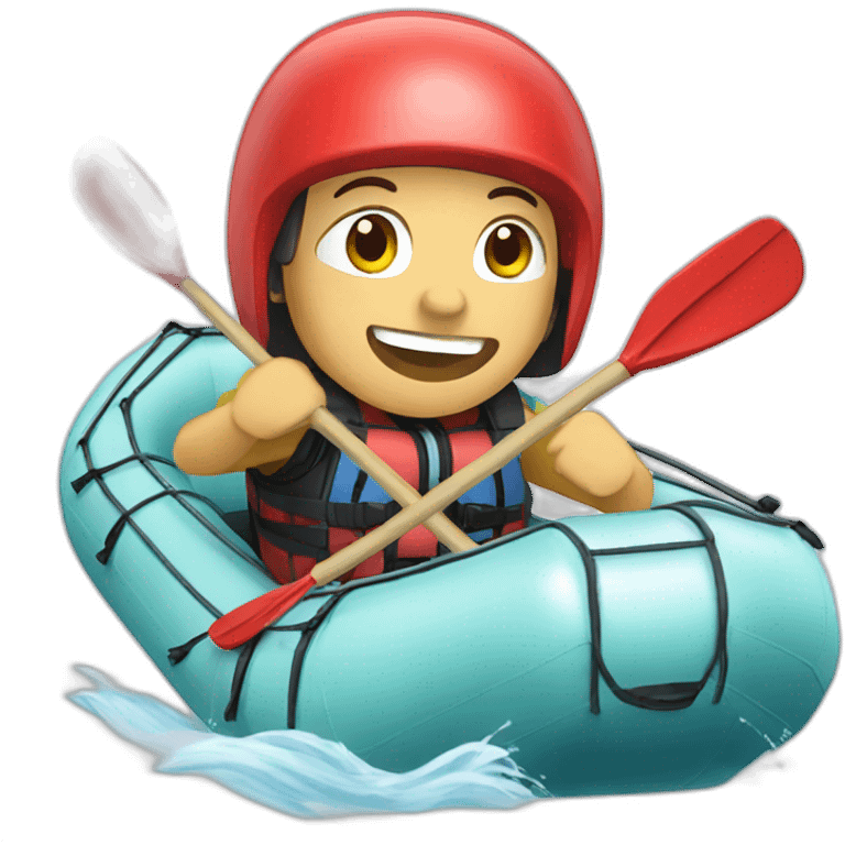 White water rafting emoji