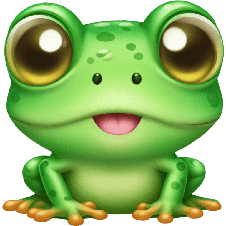 kawaii frog emoji