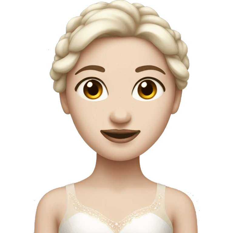 white skin ballerina emoji