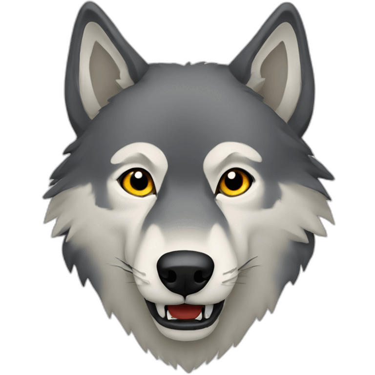 wolf head emoji