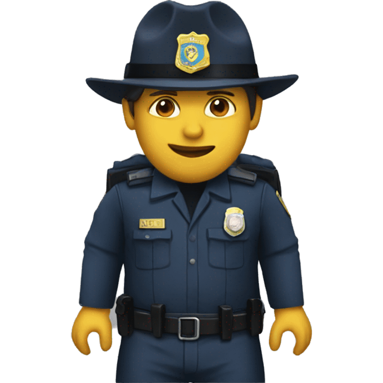 Polícia de farda  emoji