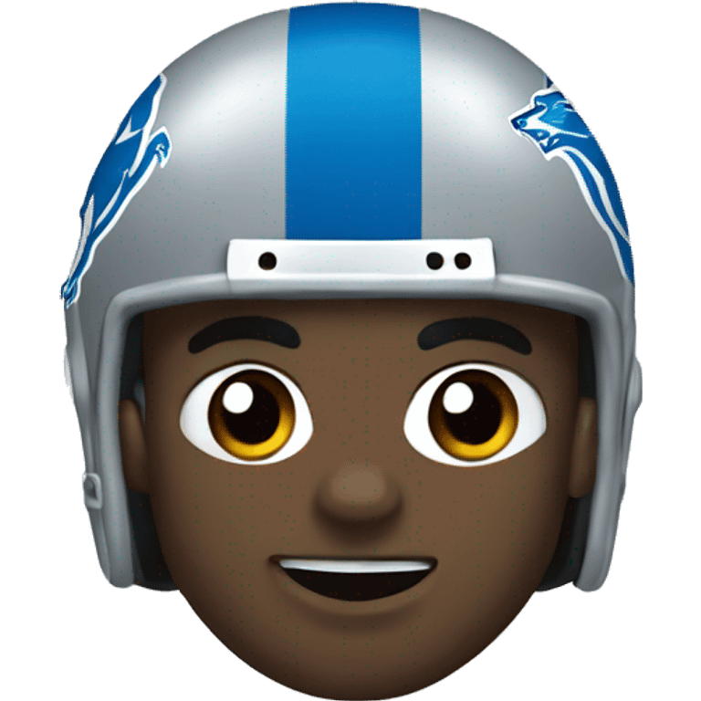 Detroit lions football  emoji