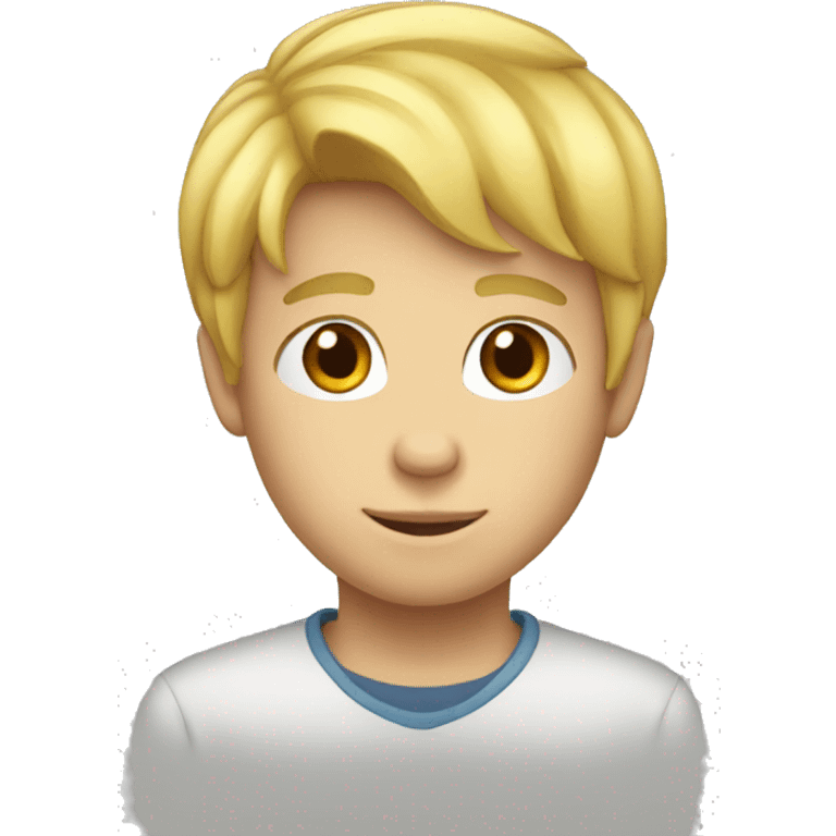 blond boy emoji