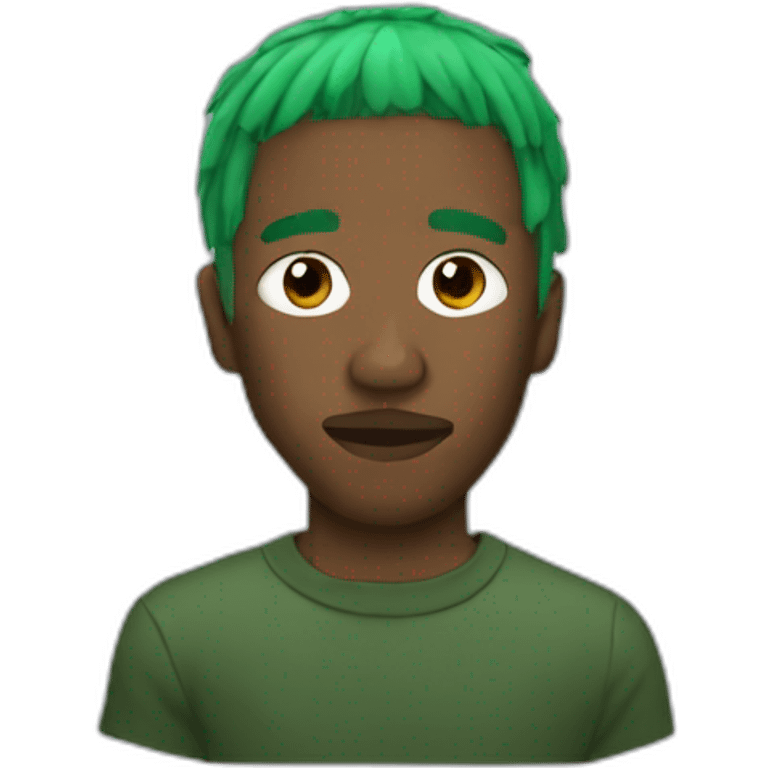 Green hair frank ocean emoji