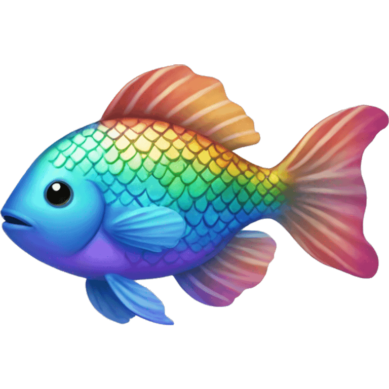 Rainbow fish
 emoji