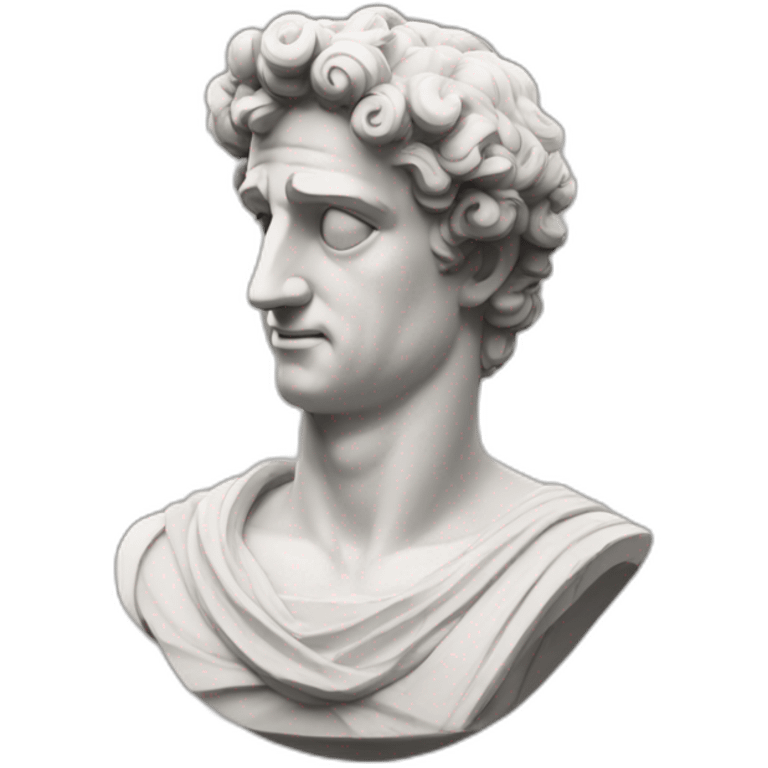 greek statue pixar style emoji