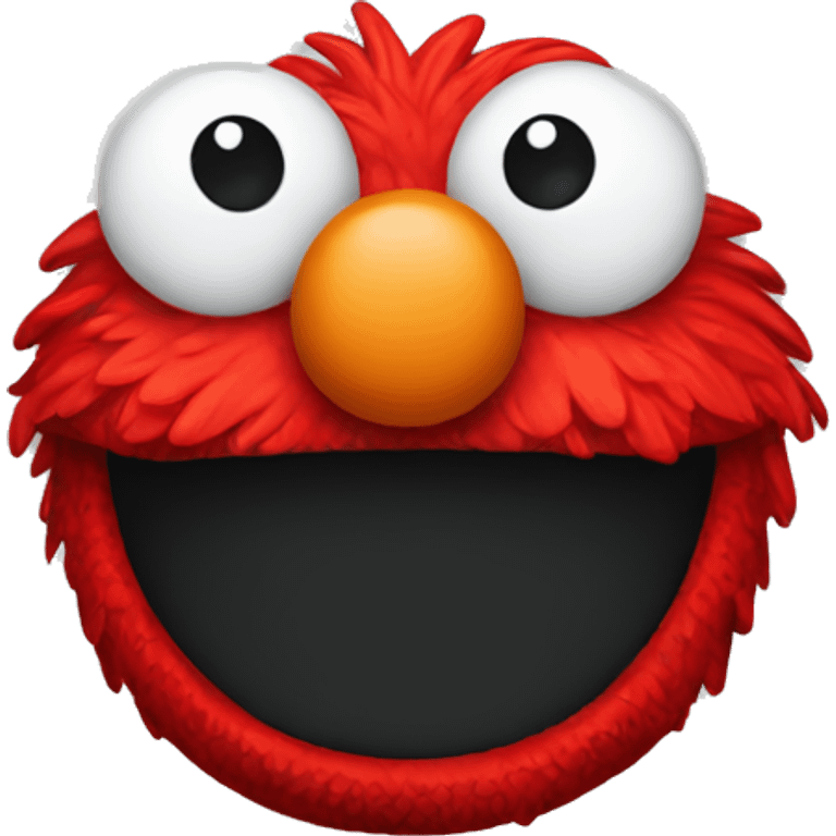 Cute Elmo head emoji