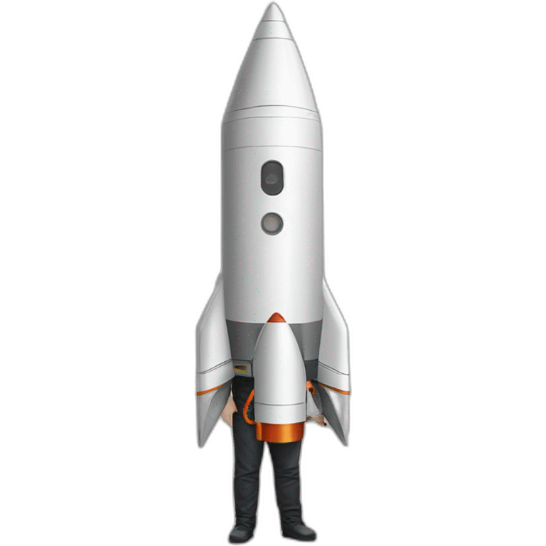 Elon musk with rocket emoji