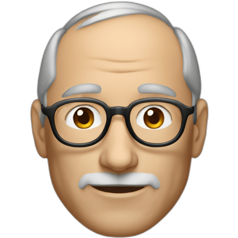 Steve jobs wearing a vision pro emoji