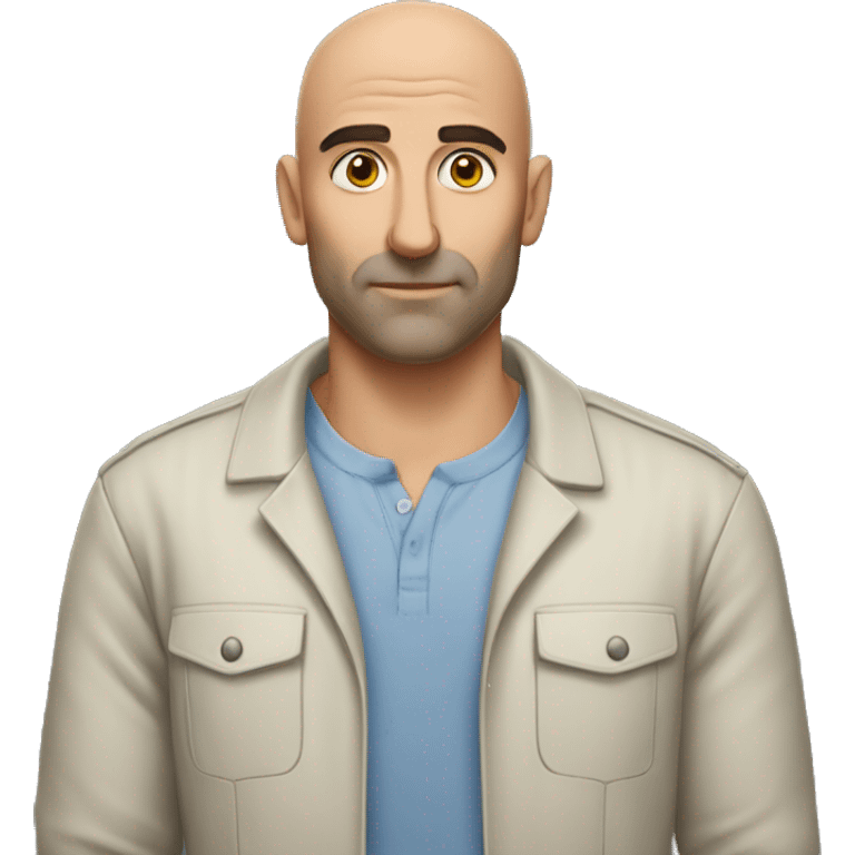 35 year old bald greek father emoji