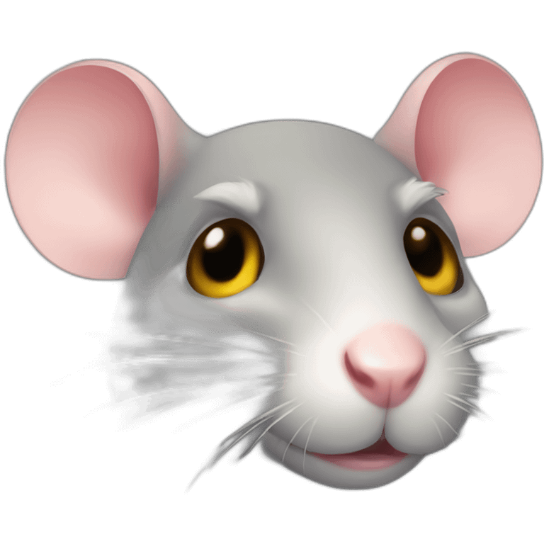 rat with Aureola emoji