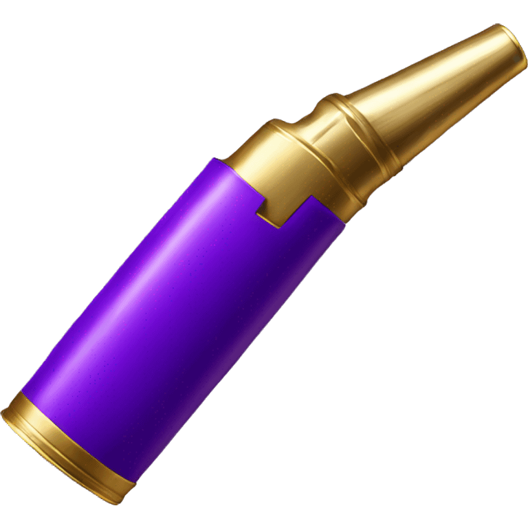 Realistic purple Shotgun shell emoji