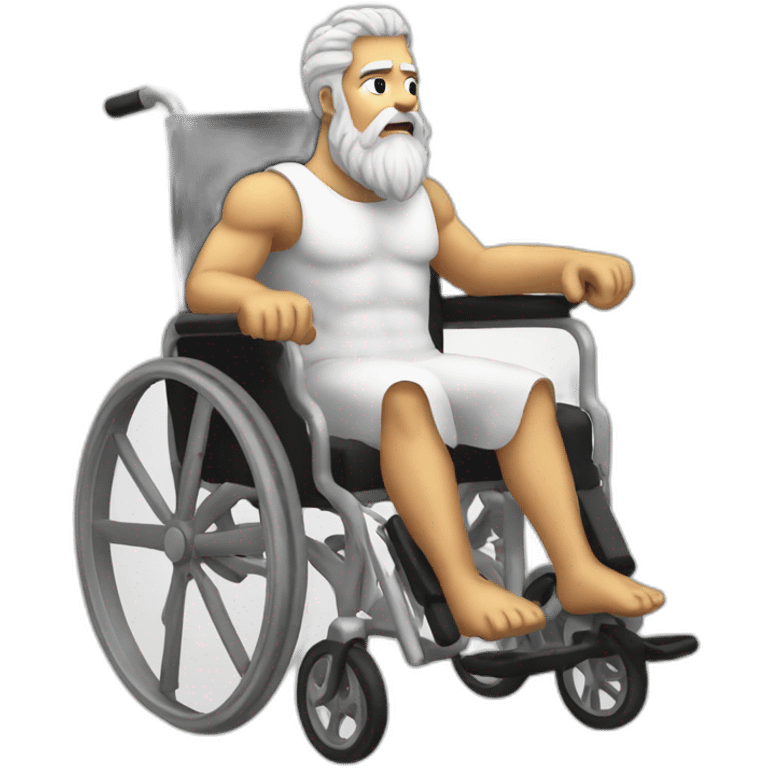 zeus in a wheelchair emoji