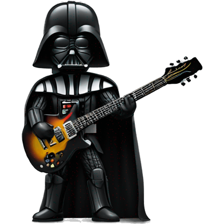 Darth Vader tocando guitarra  emoji