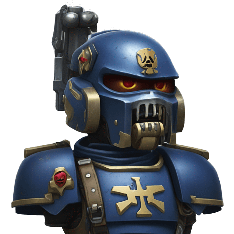 Ultra marine Warhammer 40k emoji