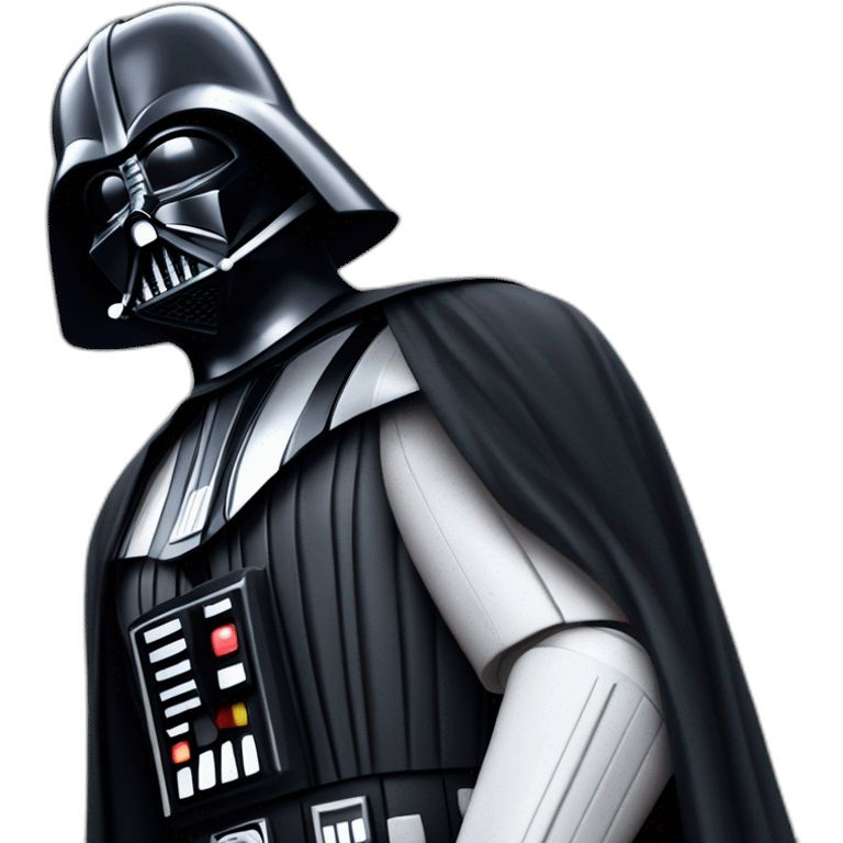 Darth vader tapandose los ojos con la mano emoji