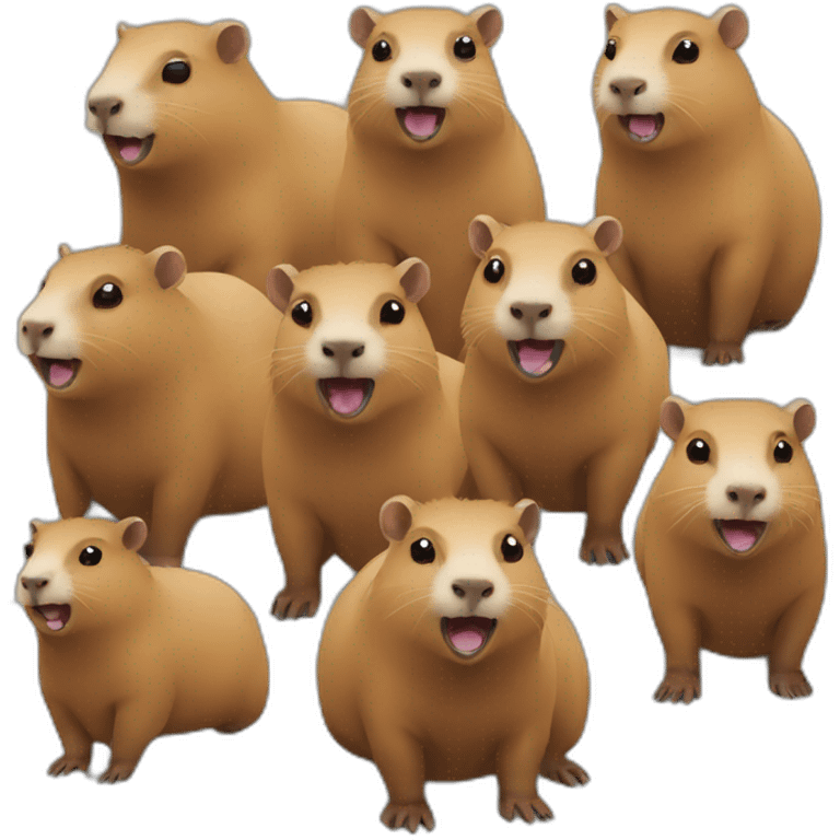 capybara rave emoji