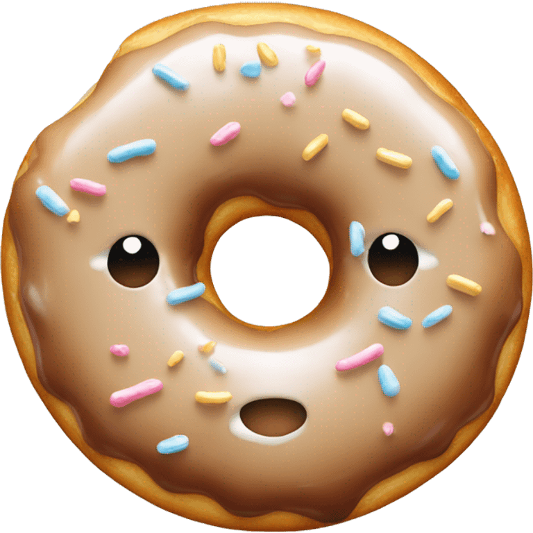 Glazed donut emoji