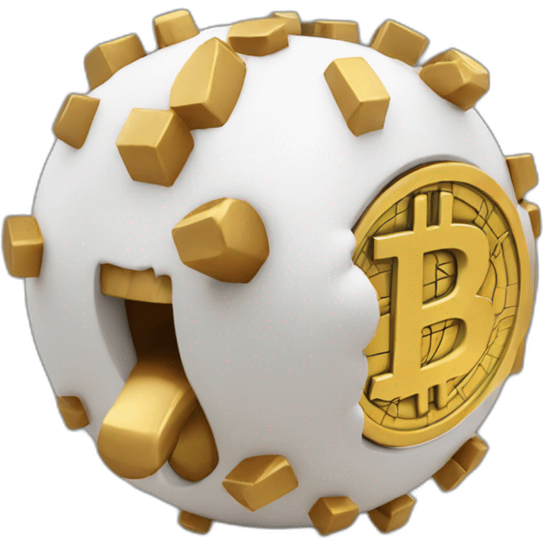 crypto coin 3d emoji