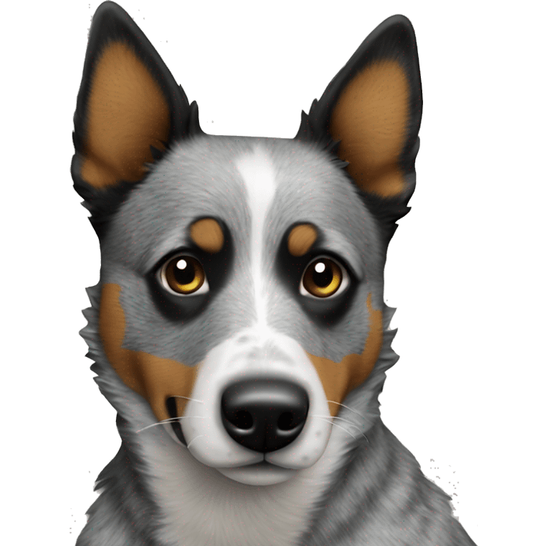 Blue heeler dog emoji