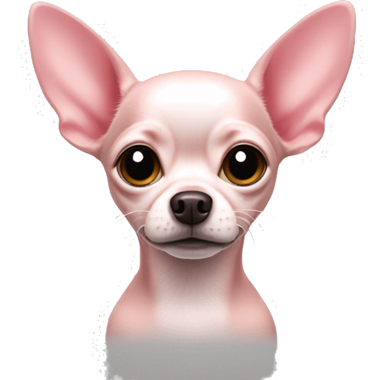 Pink Chihuahua emoji