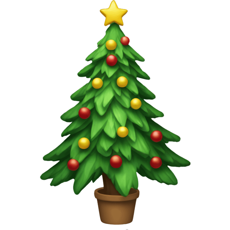 Dancing Christmas tree emoji