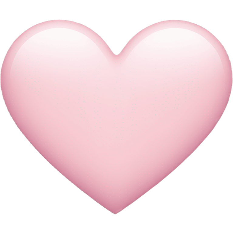 Light pink heart emoji