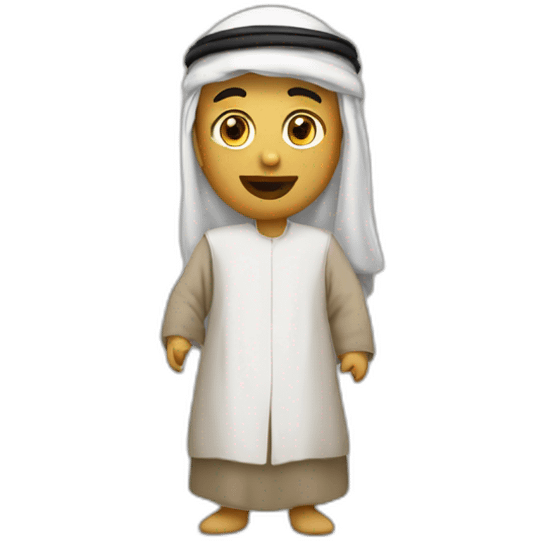 Arabe qui vole des objets emoji