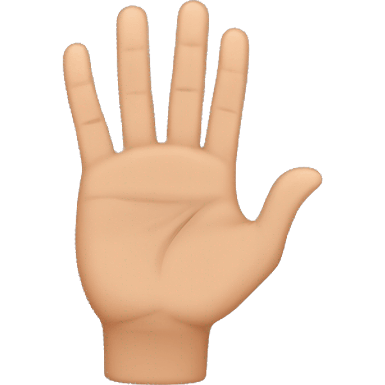 scouts honor hand gesture with index, middle, and ring fingers close together  emoji