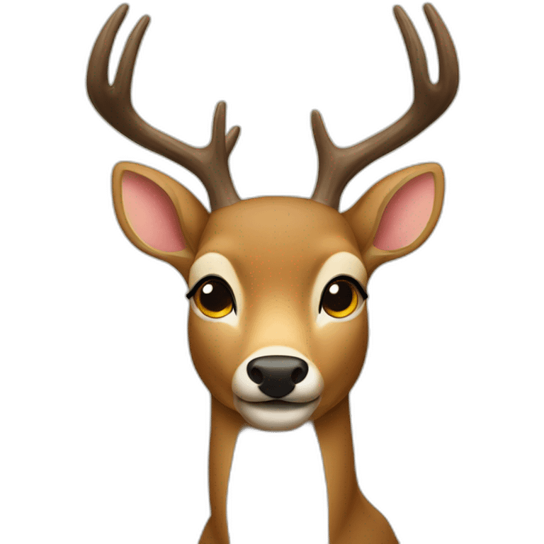 deer with a beer emoji